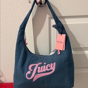 Juicy Couture Denim Blue too cute Hobo Bag